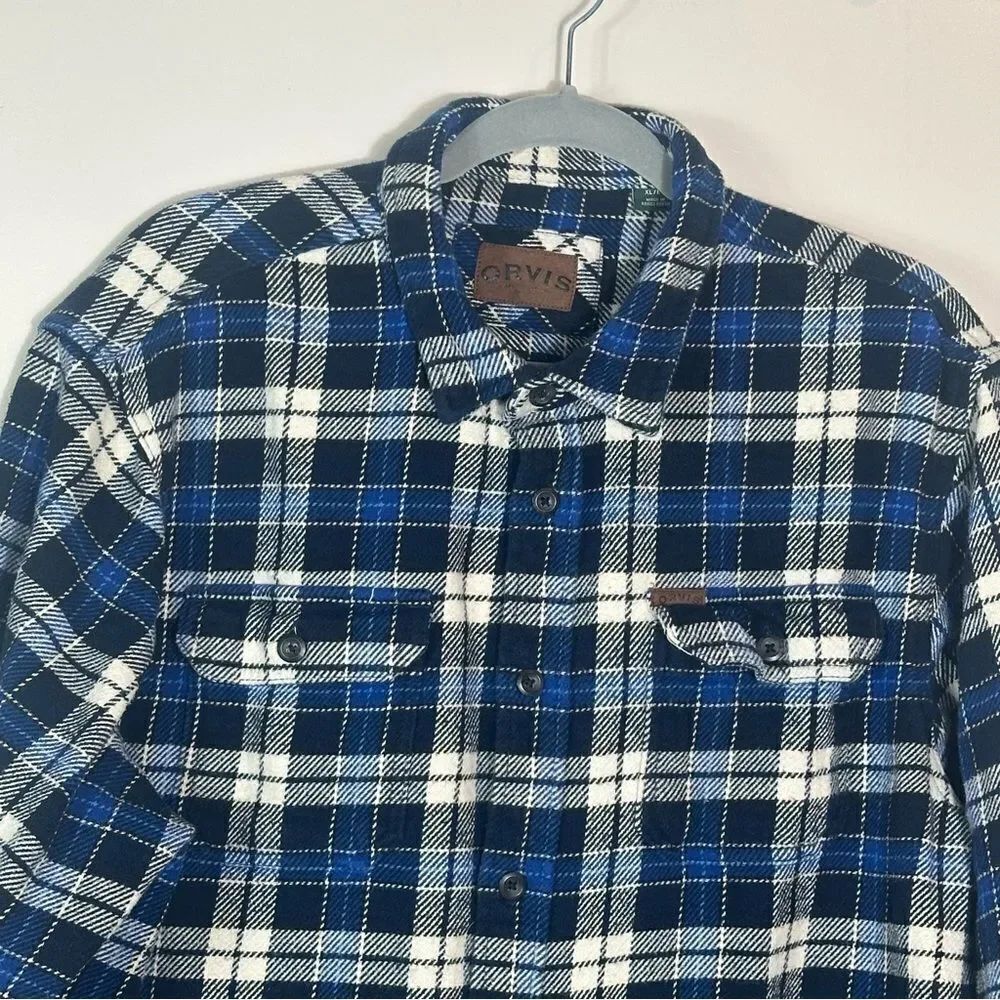 ORVIS FLANNEL CAMISOLA - Picture 5 of 12